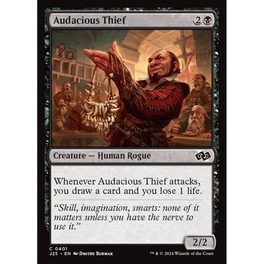 Audacious Thief, 401, common, Magic: The Gathering, Foundations Jumpstart