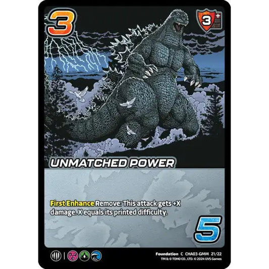 Unmatched Power, 21/22, C, UniVersus, Challengers Godzilla & Mothra, King Ghidorah & Rodan