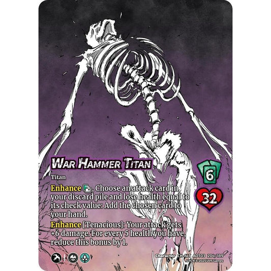 War Hammer Titan 204/189 AOT03 Universus Attack on Titan: Apocalypse Character CH-ALT