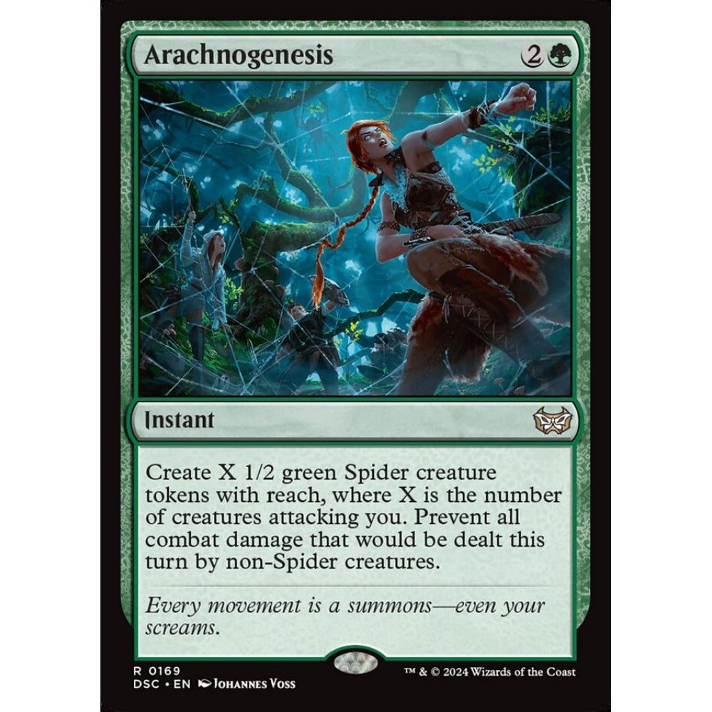 Arachnogenesis, 169, rare, Magic: The Gathering, Duskmourn: House of Horror