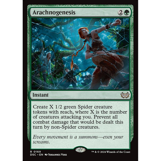 Arachnogenesis, 169, rare, Magic: The Gathering, Duskmourn: House of Horror