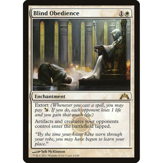 Blind Obedience rare 6 Magic the Gathering Gatecrash