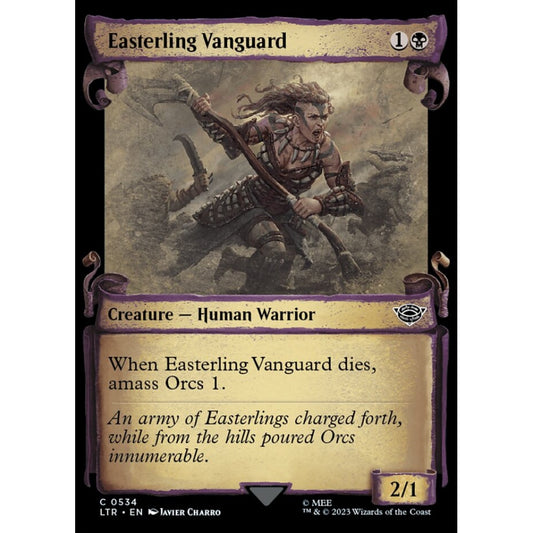 Easterling Vanguard, common, 534, Magic the Gathering, The Lord of the Rings: Tales of Middle-earth