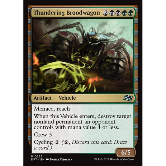 Thundering Broodwagon, 225, uncommon, Magic: The Gathering, Aetherdrift