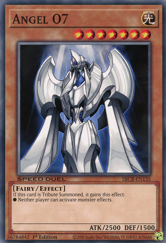 Angel O7 LODT-EN092 Secret Secret Rare Yu-Gi-Oh Light of Destruction in Art