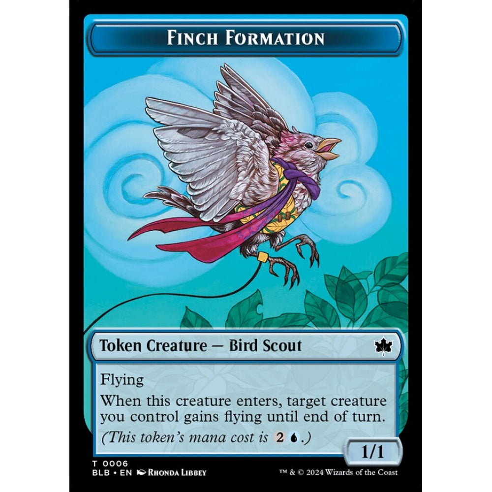 Finch Formation, 6, common, Magic: The Gathering, Bloomburrow