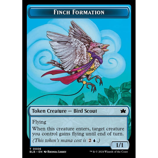 Finch Formation, 6, common, Magic: The Gathering, Bloomburrow