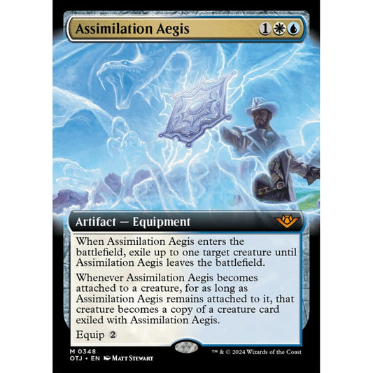 Assimilation Aegis, 348, mythic, Magic: The Gathering, Outlaws of Thunder Junction