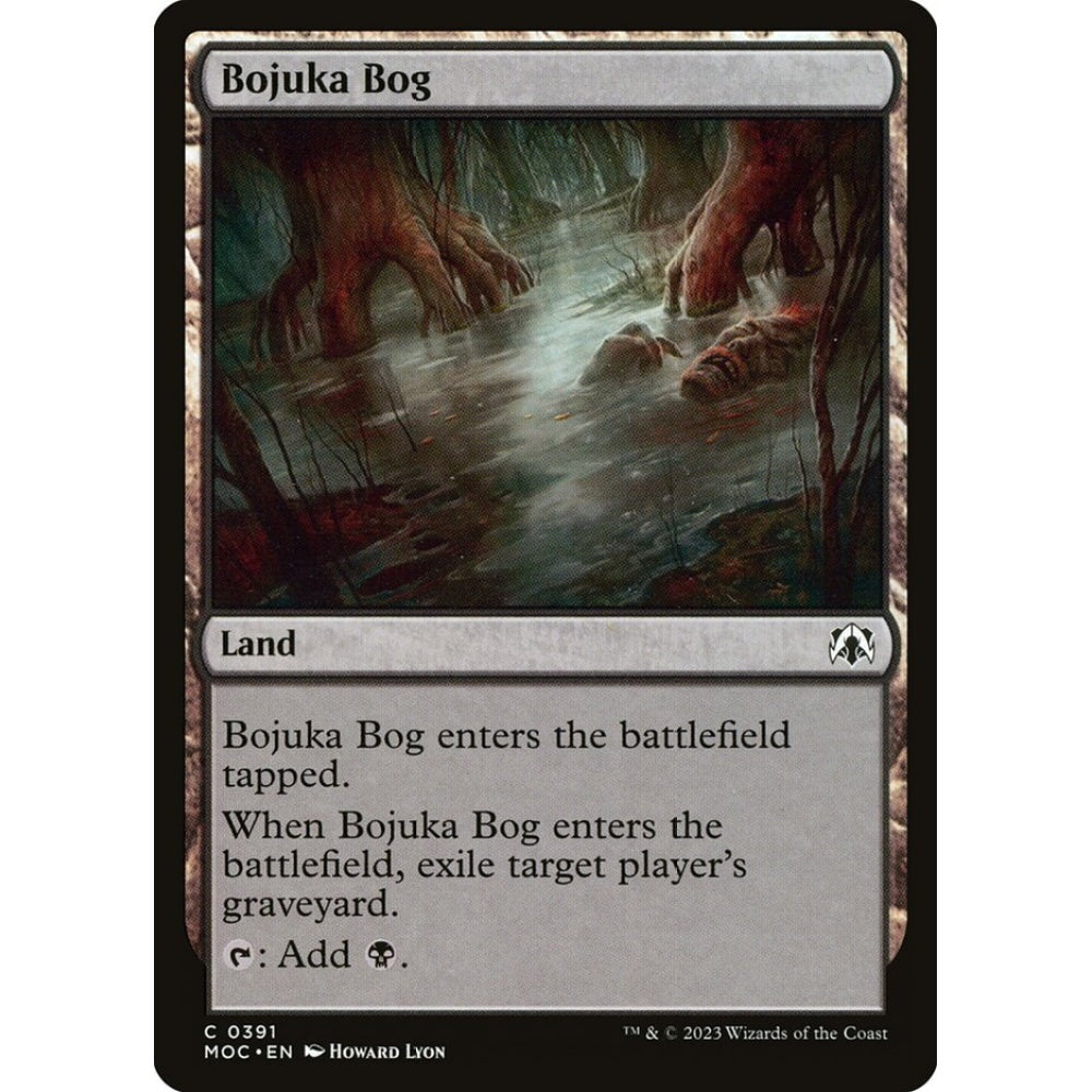 Bojuka Bog common 391 Magic the Gathering March of the Machine Commander