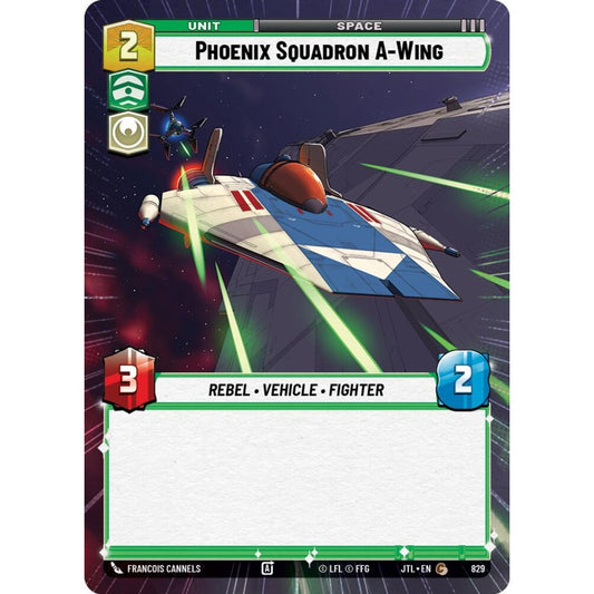 Phoenix Squadron A-Wing, C, JTL 829) Hyperspace Foil, Star Wars Unlimited