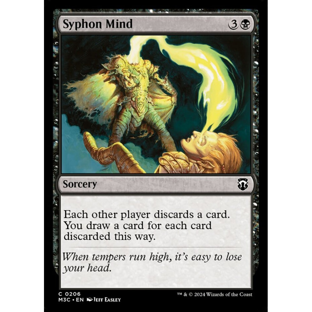Syphon Mind, 206, common, Magic: The Gathering, Modern Horizons 3