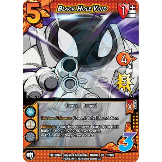 Black Hole Void, 17/108, UC, UniVersus, MHA03 Heroes Clash