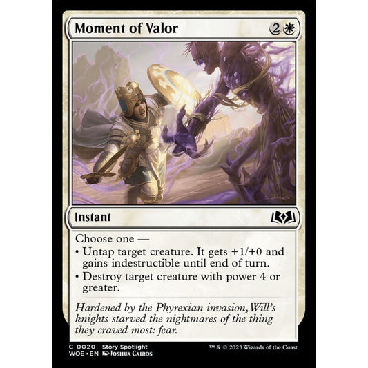 Moment of Valor, common, 20, Magic the Gathering, Wilds of Eldraine
