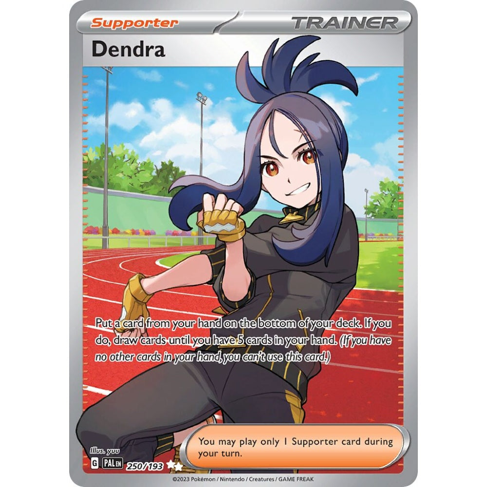 Dendra Ultra Rare 250/193 Pokemon Card Game Paldea Evolved