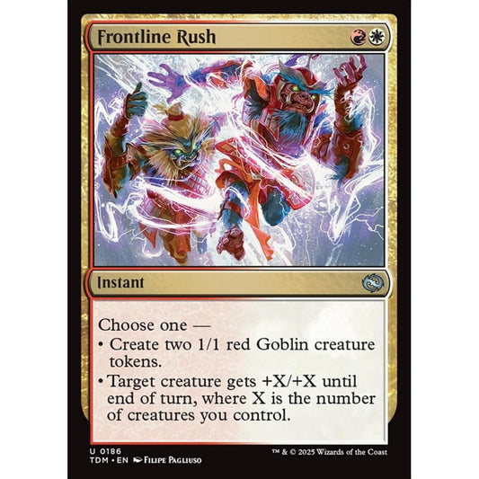 Frontline Rush uncommon 186 Magic the Gathering Tarkir: Dragonstorm