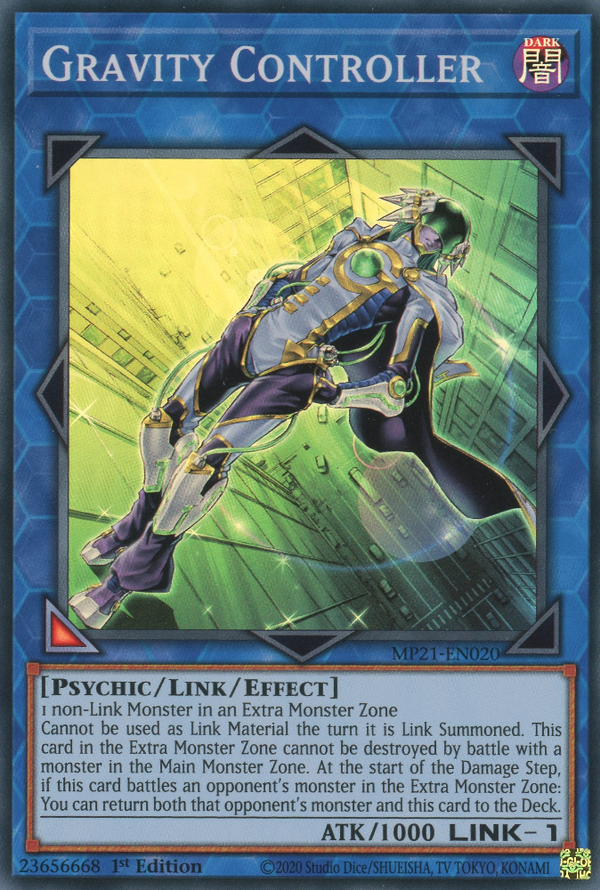 Gravity Controller JUSH-EN027 Rare Rare Yu-Gi-Oh Justice Hunters in Art