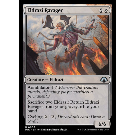 Eldrazi Ravager, 5, uncommon, Magic: The Gathering, Modern Horizons 3