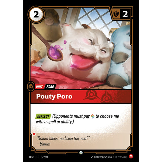 Pouty Poro OGN-013/298 Riftbound Card Game Origins Common