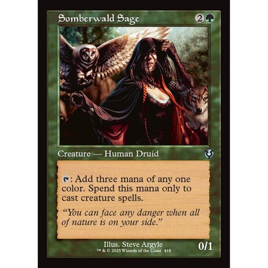 Somberwald Sage, 418, uncommon, Magic: The Gathering, Innistrad Remastered