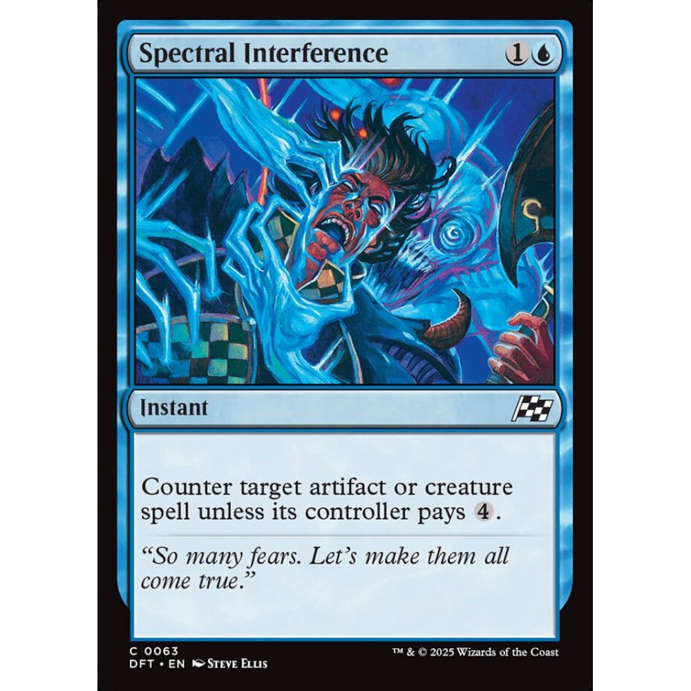 Spectral Interference, 63, common, Magic: The Gathering, Aetherdrift
