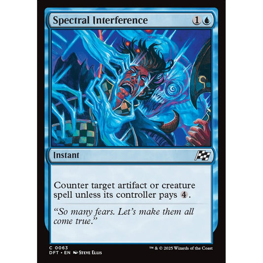Spectral Interference, 63, common, Magic: The Gathering, Aetherdrift