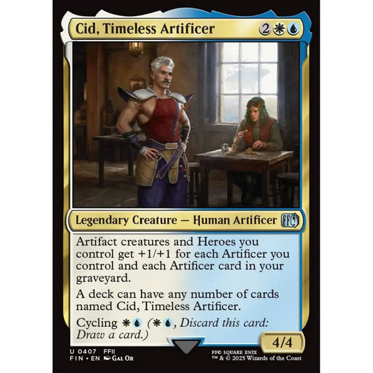 Cid, Timeless Artificer uncommon 407 Magic the Gathering Final Fantasy