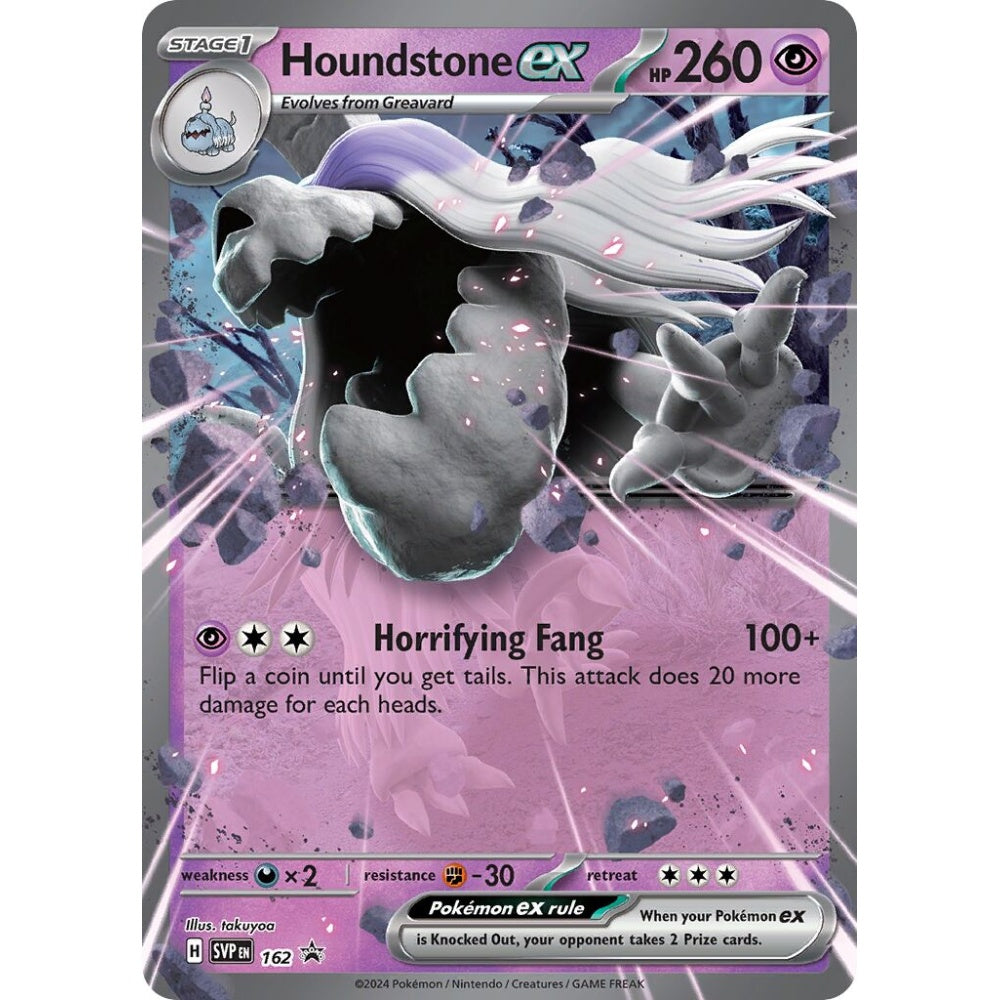 Houndstone ex Promo 162 Pokemon Card Game Scarlet & Violet Promos