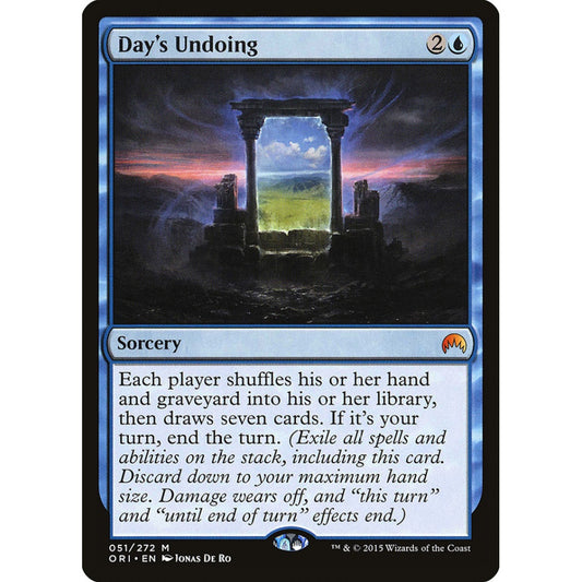 Day's Undoing mythic 51 Magic the Gathering Magic Origins