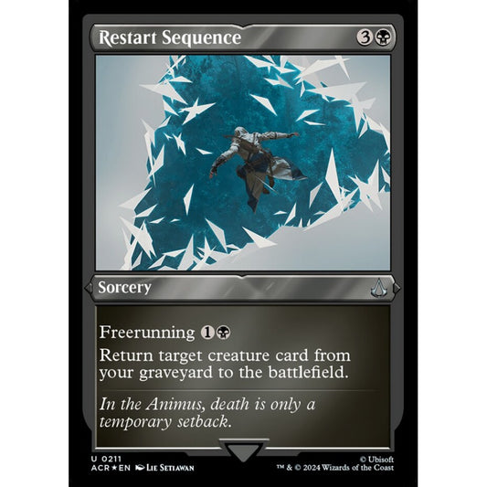 Restart Sequence uncommon 211 Magic the Gathering Assassin's Creed