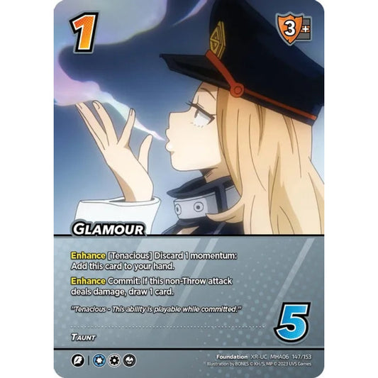 Glamour, 147/153, XR-UC, UniVersus, MHA06 Jet Burn