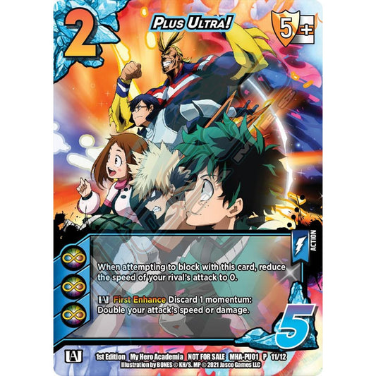 Plus Ultra!, 11/12, MHA-PU01, Universus, MHA Promos, nan