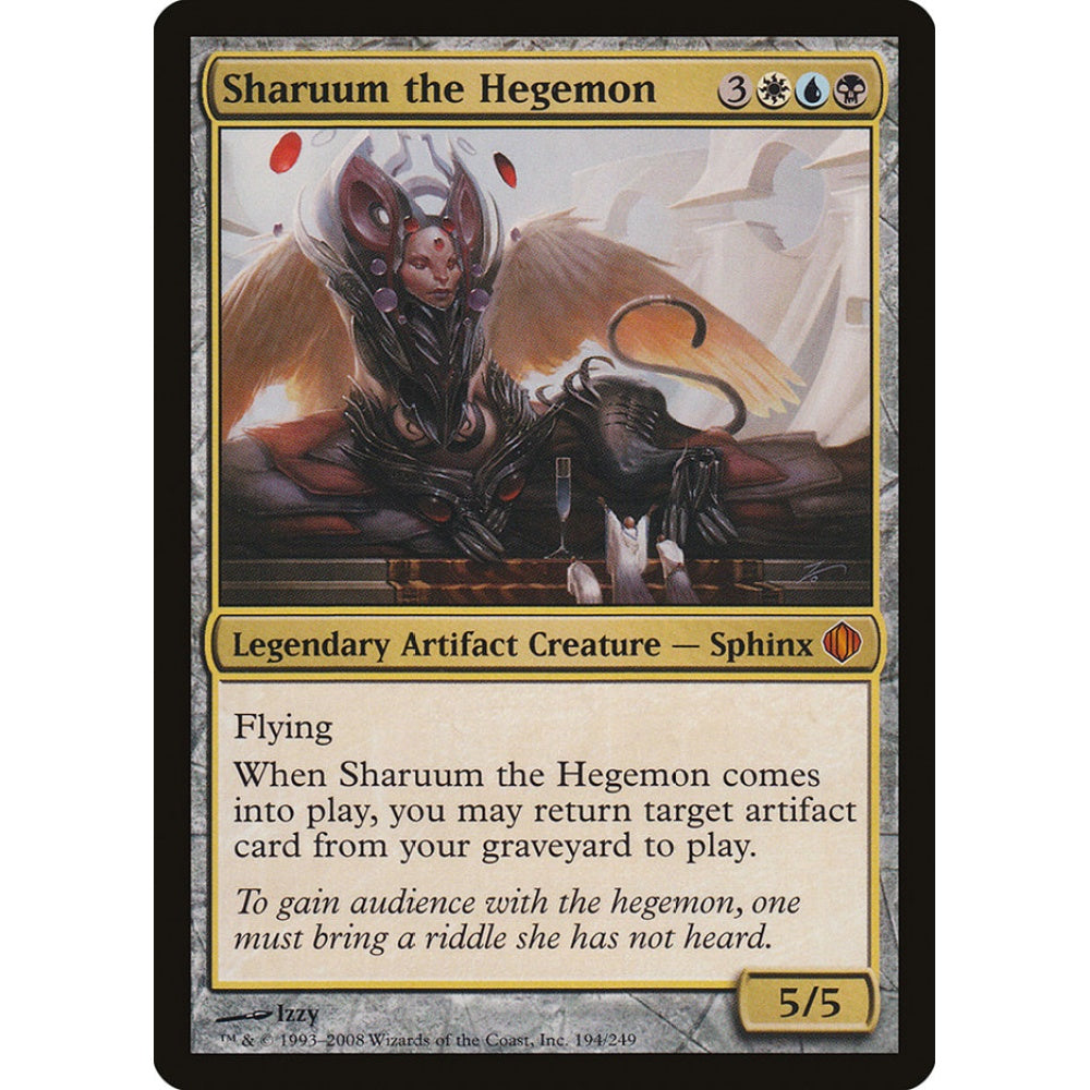 Sharuum the Hegemon mythic 194 Magic the Gathering Shards of Alara Russian