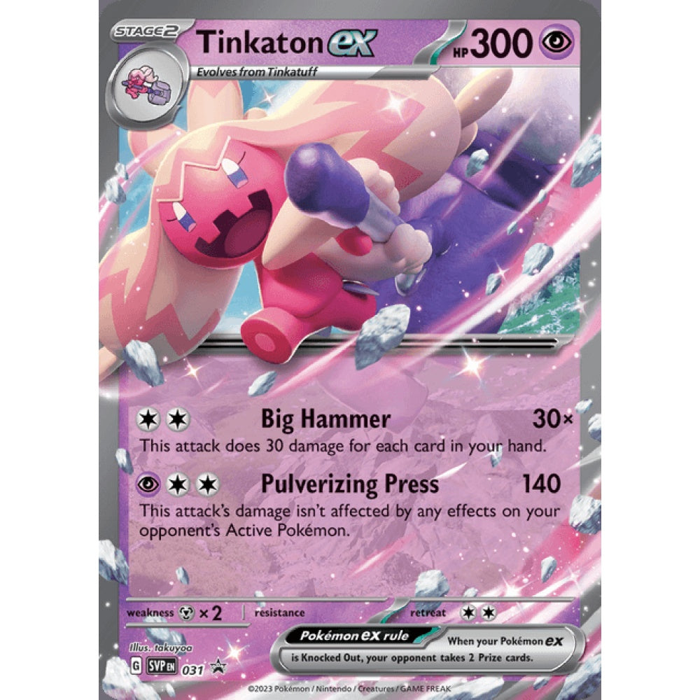 Tinkaton ex Black Star Promo 31 Pokemon Card Game Scarlet & Violet Promos