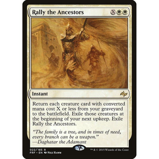 Rally the Ancestors rare 22 Magic the Gathering Fate Reforged