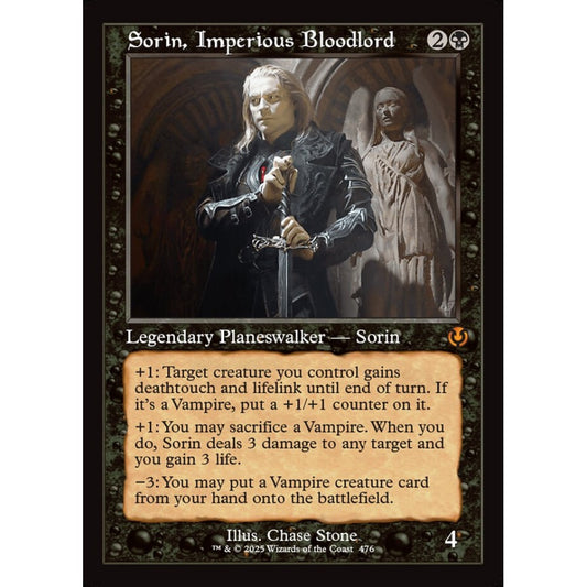 Sorin, Imperious Bloodlord, 476, mythic, Magic: The Gathering, Innistrad Remastered