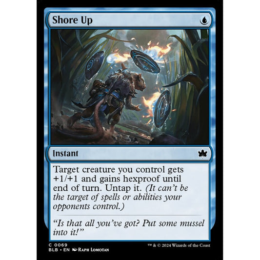 Shore Up, 69, common, Magic: The Gathering, Bloomburrow
