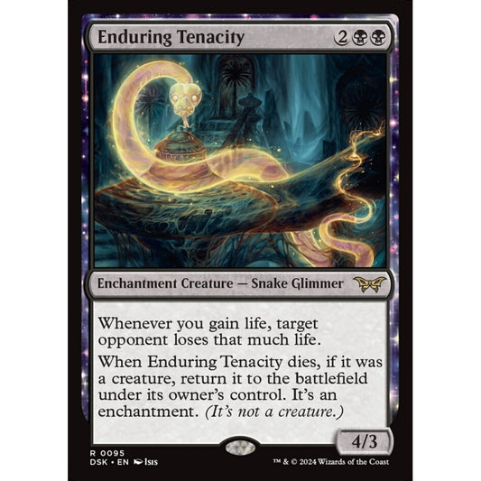 Enduring Tenacity, 95, rare, Magic: The Gathering, Duskmourn: House of Horror