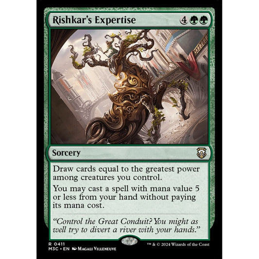 Rishkar's Expertise, 411, rare, Magic: The Gathering, Modern Horizons 3