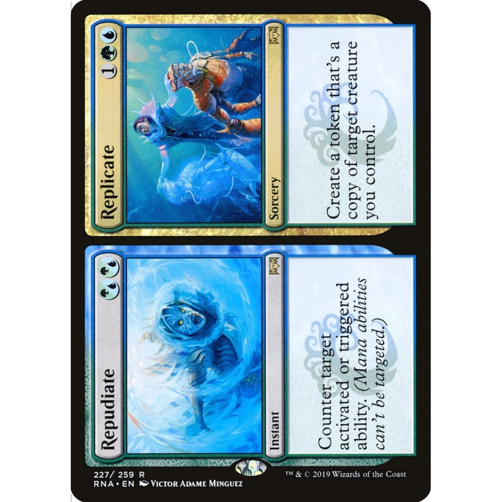 Repudiate // Replicate rare 227 Magic the Gathering Ravnica Allegiance