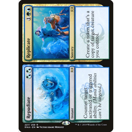 Repudiate // Replicate rare 227 Magic the Gathering Ravnica Allegiance