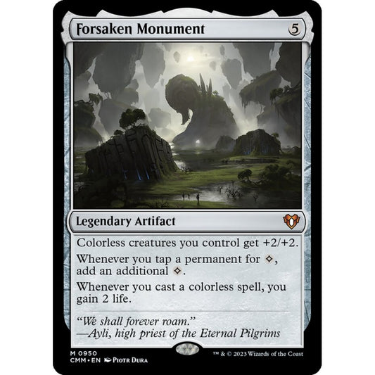 Forsaken Monument mythic 950 Magic the Gathering Commander Masters
