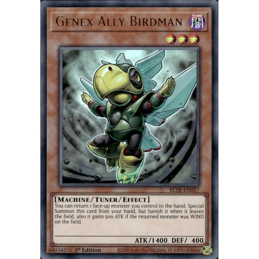 Genex Ally Birdman BLTR-EN057 Ultra Yu-Gi-Oh Battles of Legend: Terminal Revenge