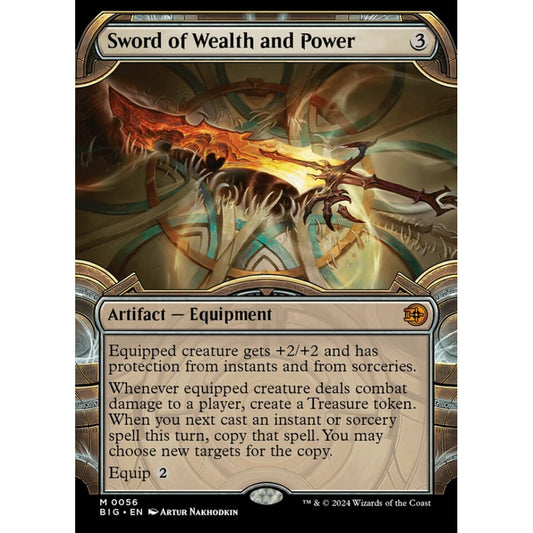 Sword of Wealth and Power, 56, mythic, Magic: The Gathering, Outlaws of Thunder Junction