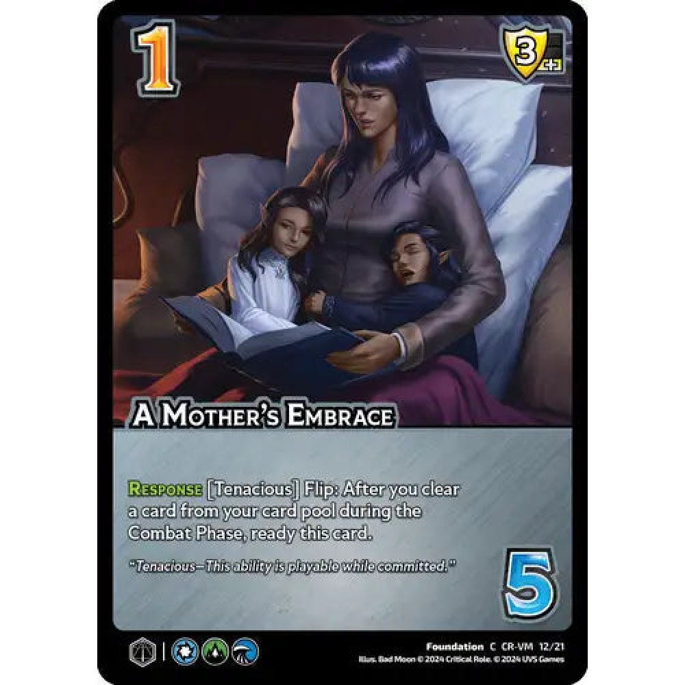 A Mother's Embrace, 12/21, C, UniVersus, Critical Role Vox Machina & Mighty Nein