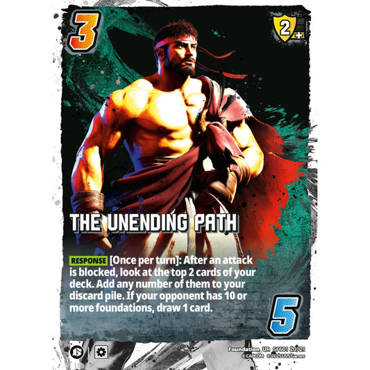 The Unending Path 20/21 SF601 Universus Street Fighter 6: Challanger Series Ryu&Luke Foundation UR