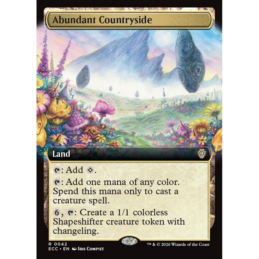 Abundant Countryside rare 42 Magic the Gathering Lorwyn Eclipsed Commander