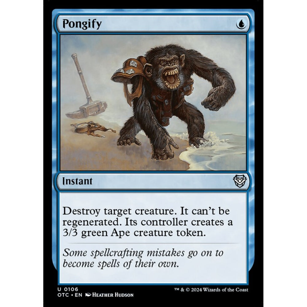 Pongify, 106, uncommon, Magic: The Gathering, Outlaws of Thunder Junction