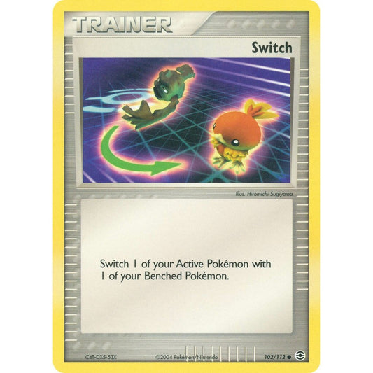 Switch Common 102/112 Pokemon Card Game EX FireRed & LeafGreen
