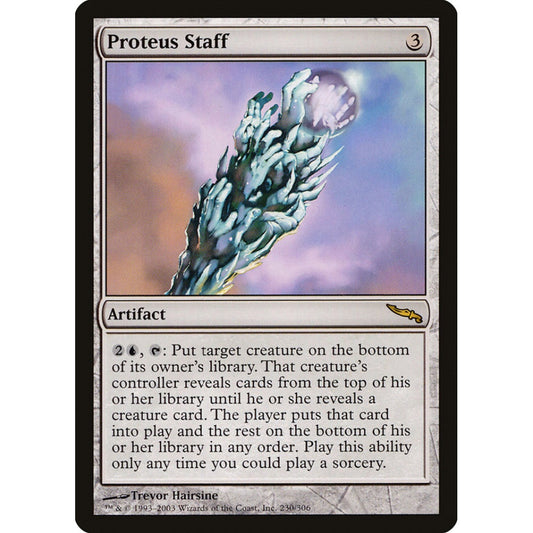 Proteus Staff rare 230 Magic the Gathering Mirrodin