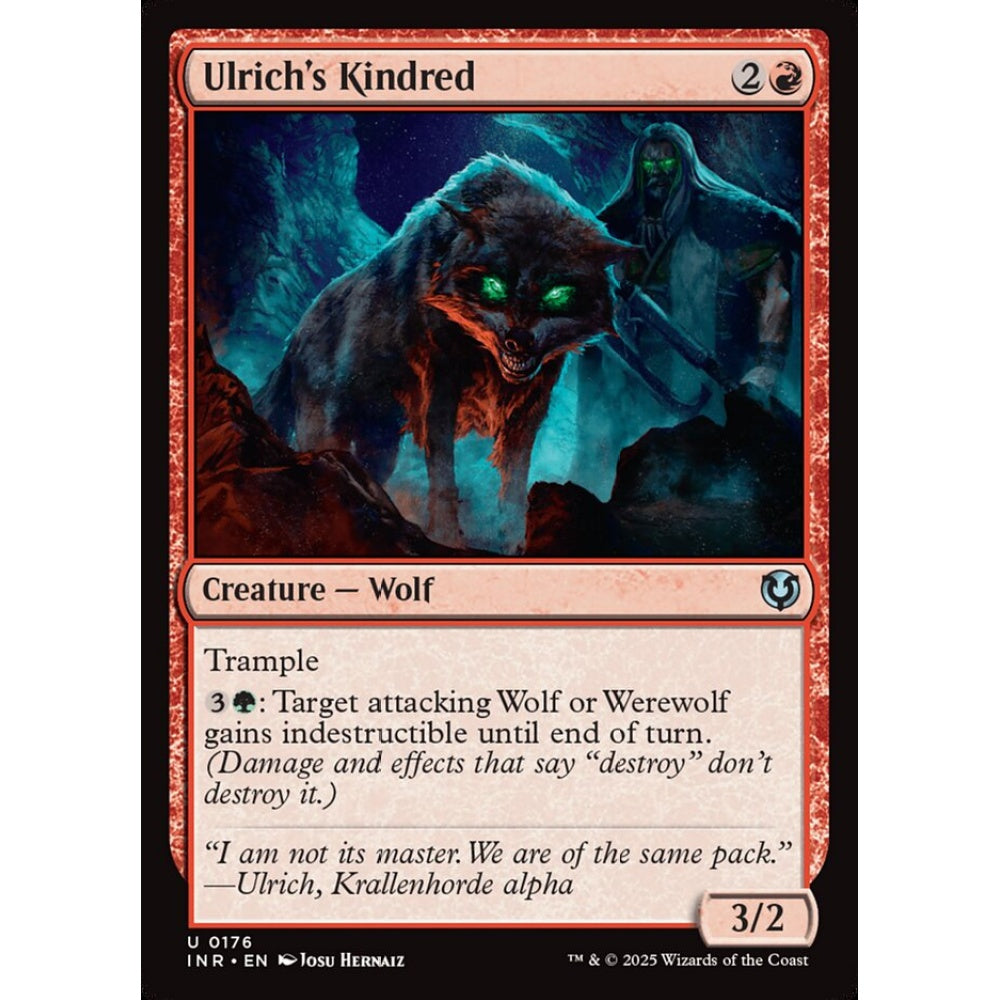 Ulrich's Kindred, 176, uncommon, Magic: The Gathering, Innistrad Remastered